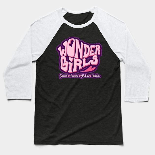 Wonder Girls Baseball T-Shirt by skeletonvenus